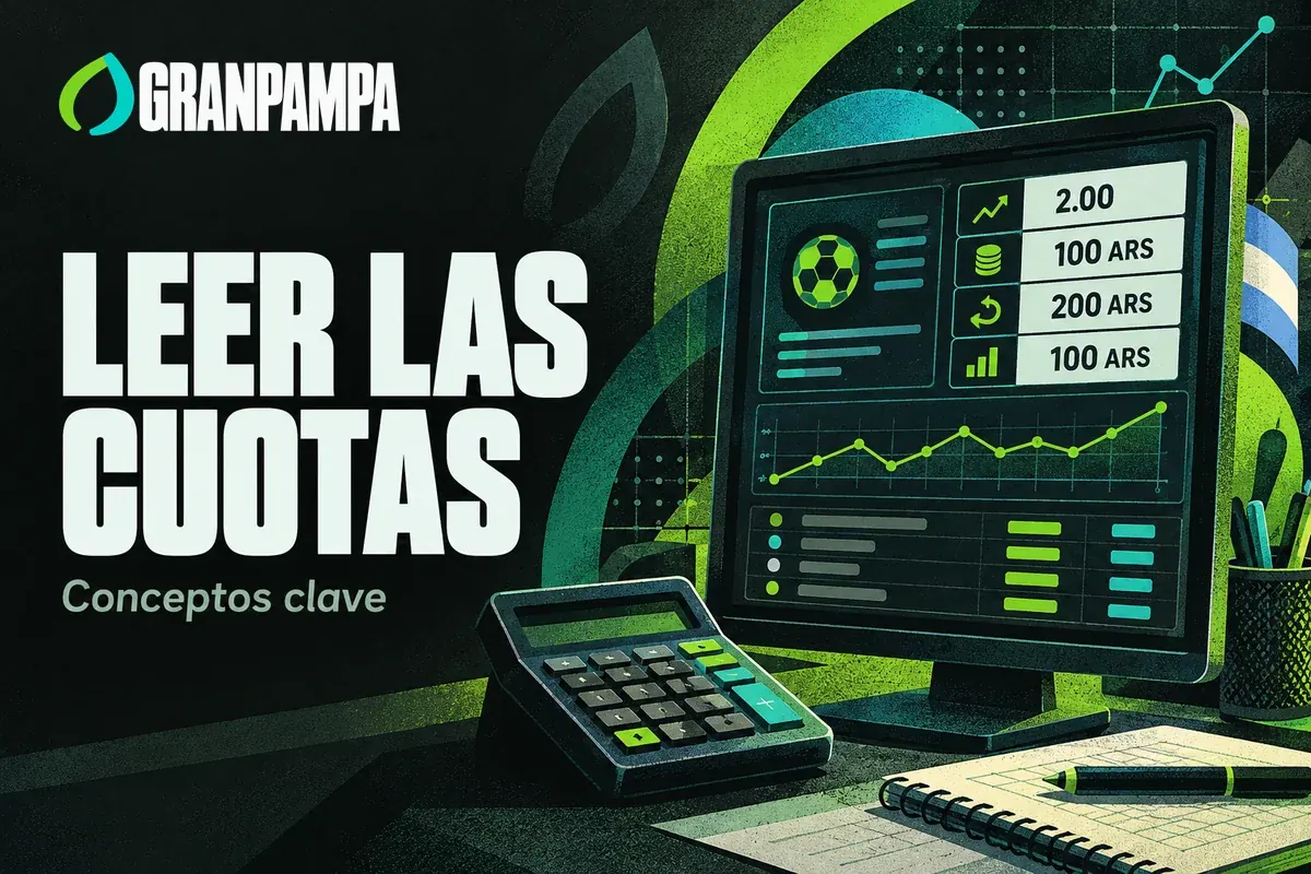 Calculadora y pantalla con cuotas, retorno potencial y balance.