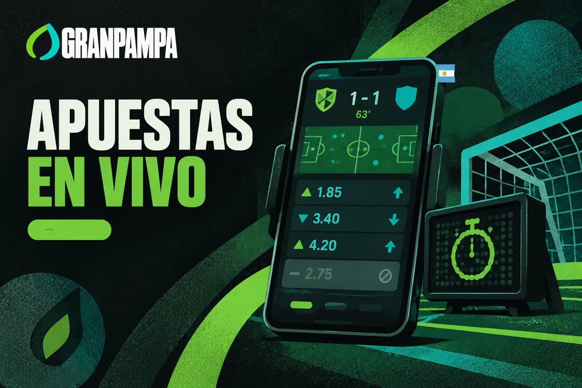 Celular con marcador en vivo, cuotas cambiantes y mercado suspendido.
