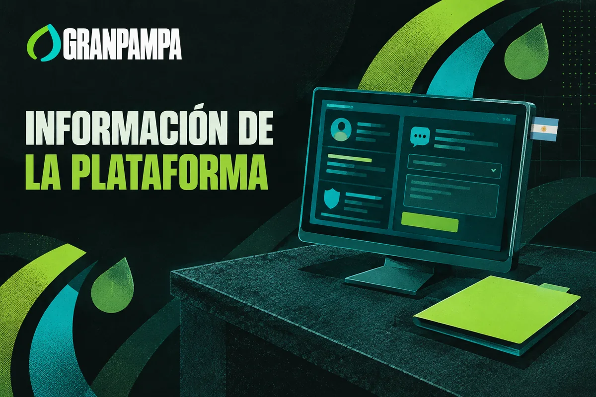 Terminal con información del operador y formulario de atención.