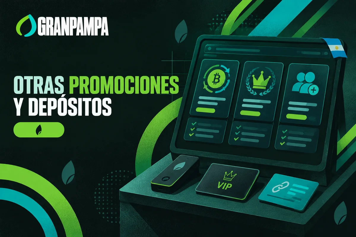 Pantalla con recarga cripto, programa VIP y recomendación de amigos.