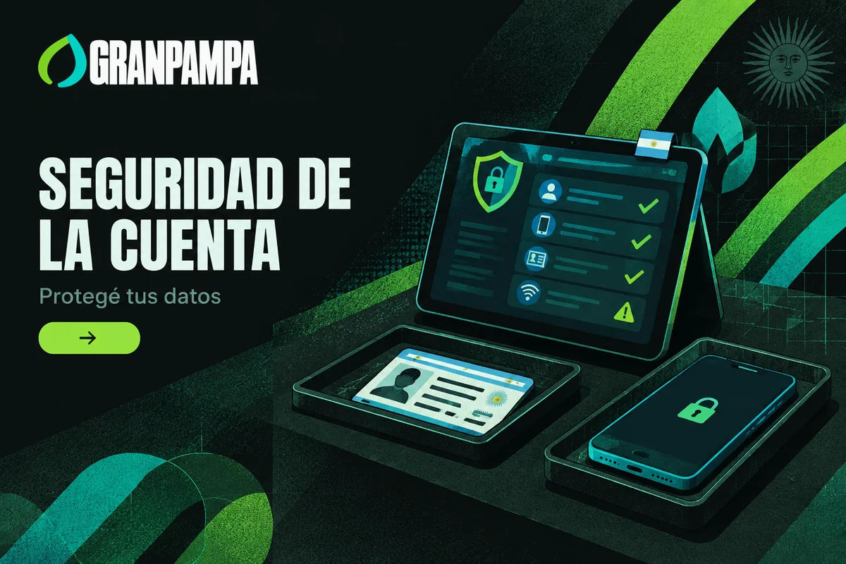 Panel de seguridad con identificación genérica y celular bloqueado.