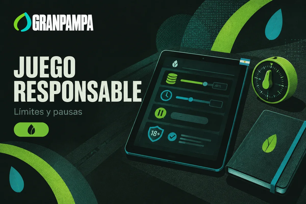 Tablet con límites de juego, temporizador y cuaderno de presupuesto.