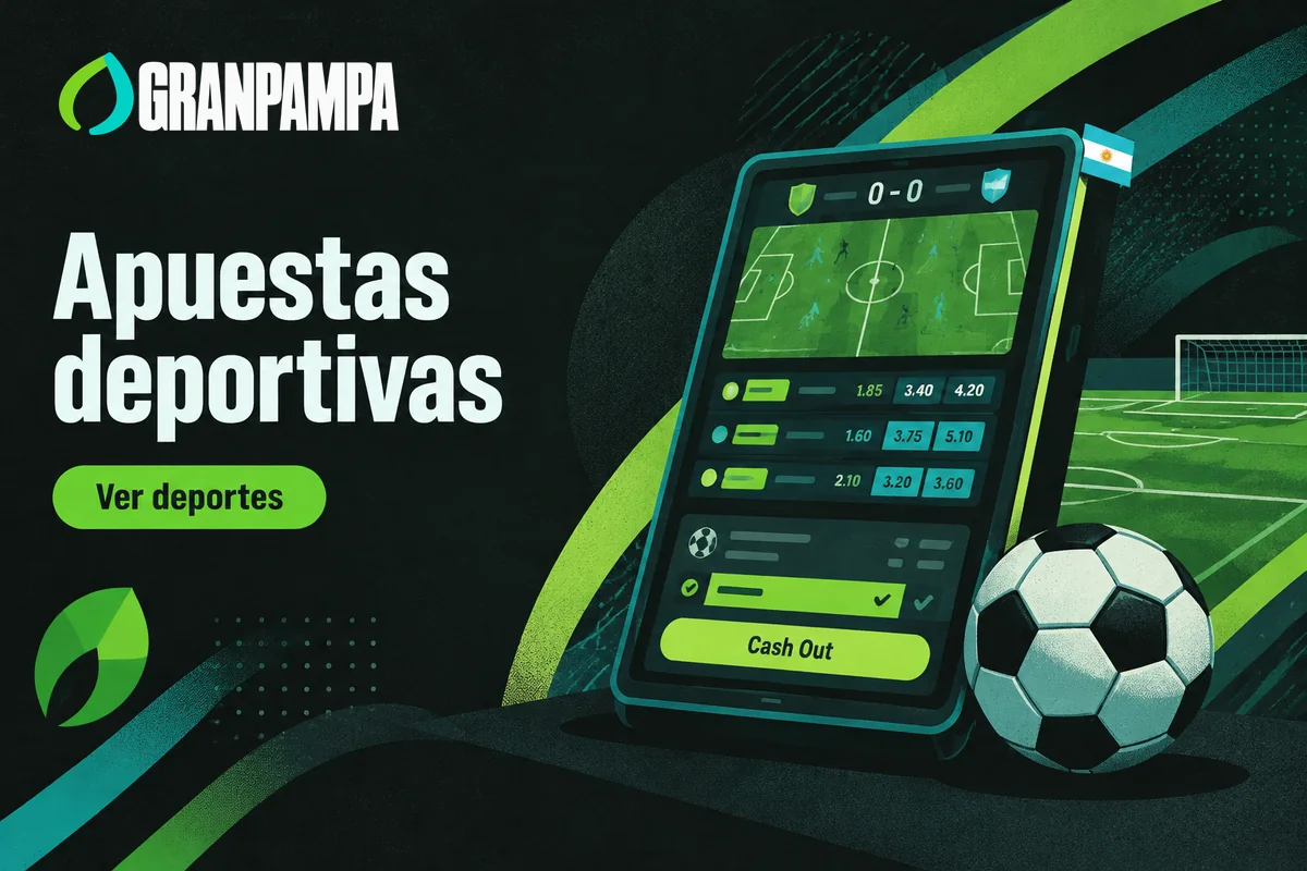 Terminal con cuotas deportivas y apuesta de fútbol en vivo.