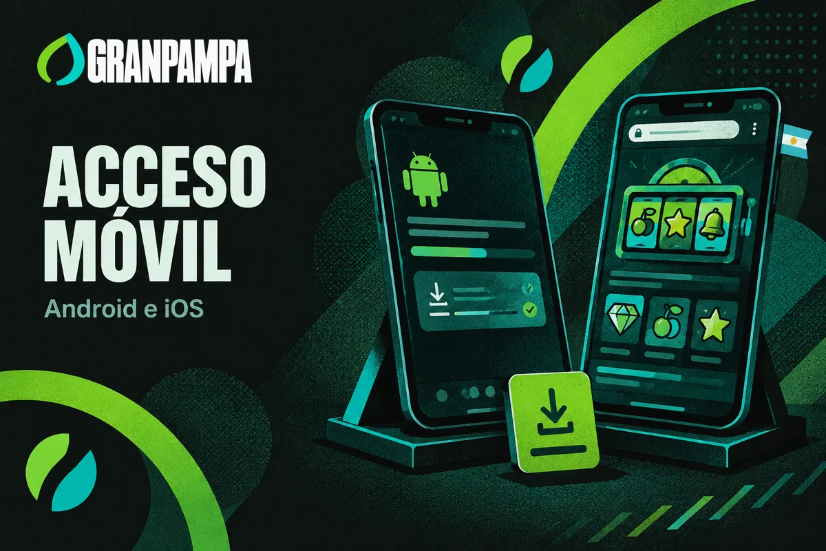 Dos celulares muestran instalación Android y acceso web móvil.