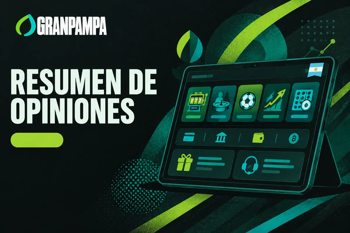 Tablet con categorías de juego, pagos, promociones y atención.