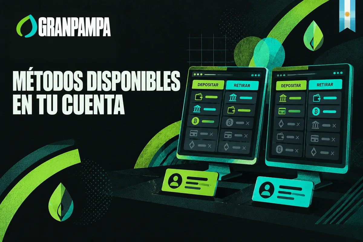 Dos pantallas comparan métodos habilitados para cuentas diferentes.