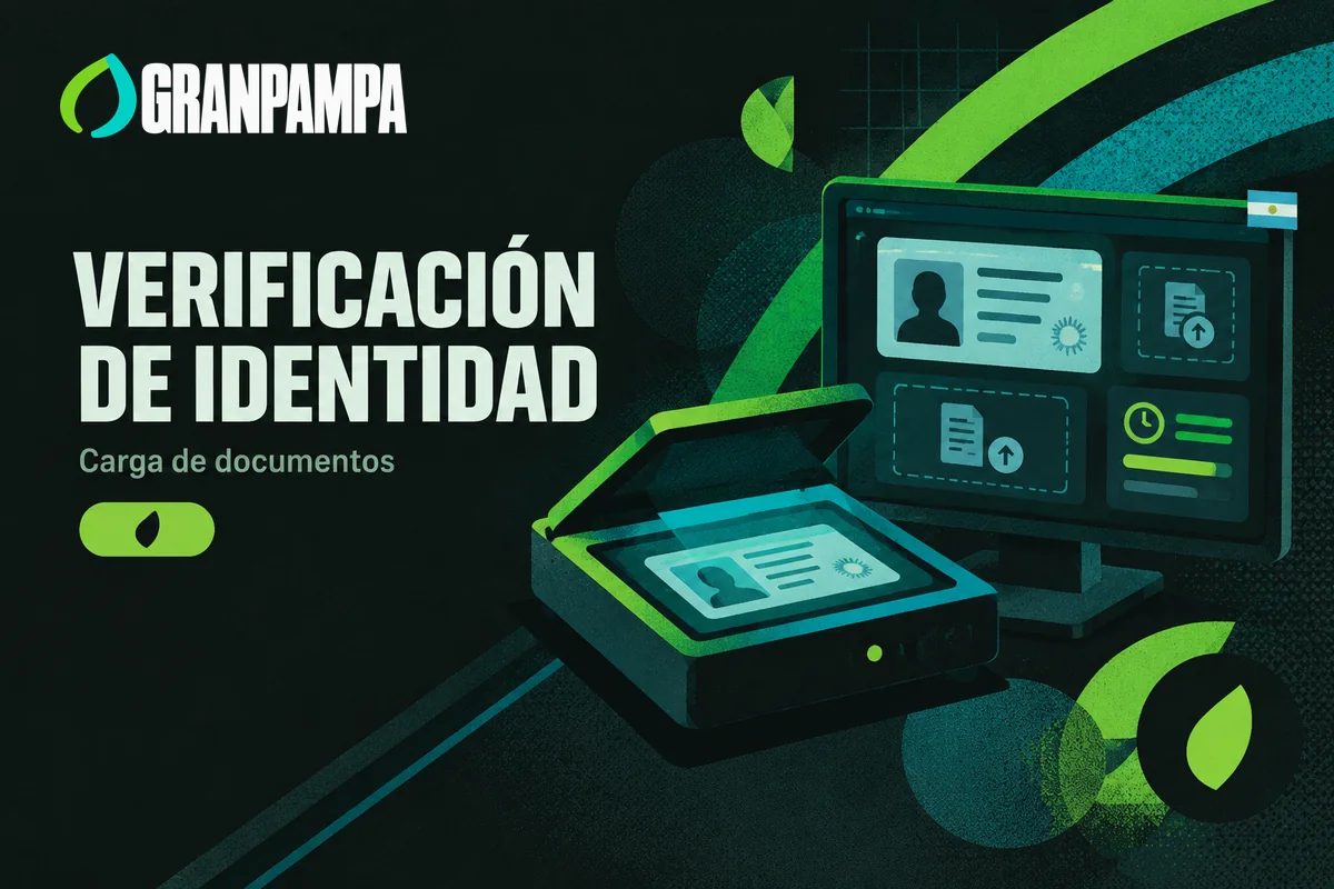 Escáner y pantalla con documentos para verificar la identidad