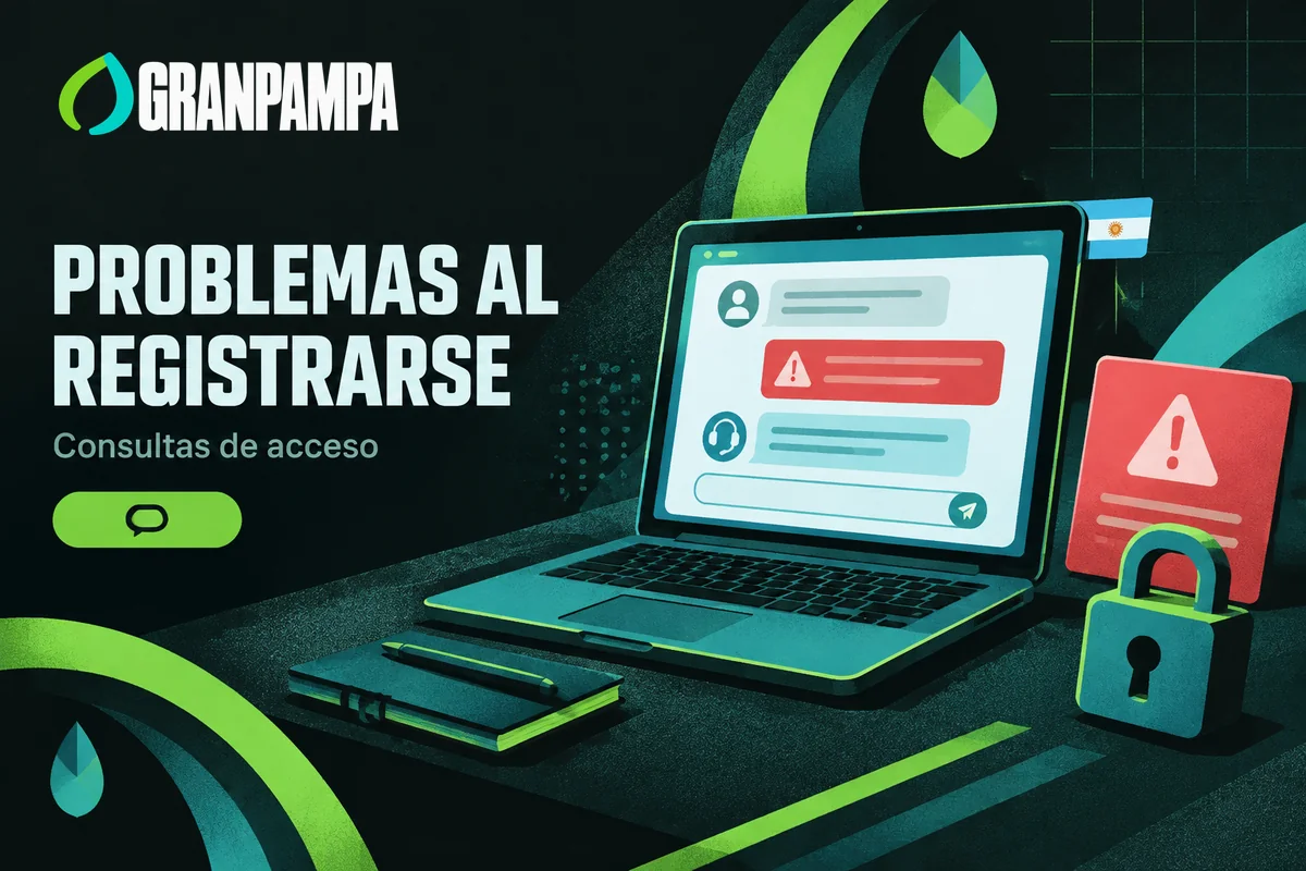 Laptop con consulta de soporte por un error de registro